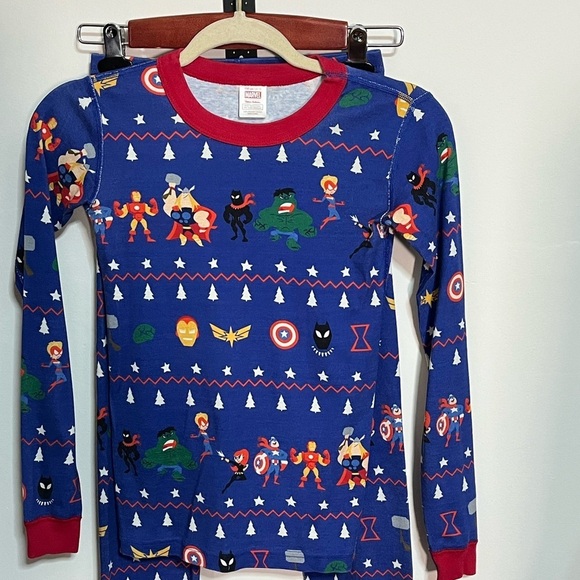 Hanna Andersson 2 Pc Marvel Base Layer Set Sz 12 (150cm) - Picture 2 of 6